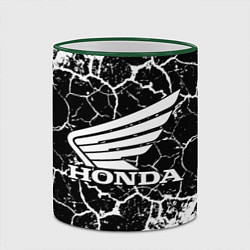 Кружка 3D Honda logo арт, цвет: 3D-зеленый кант — фото 2