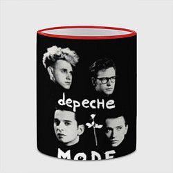 Кружка 3D Depeche Mode portrait, цвет: 3D-красный кант — фото 2