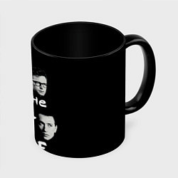 Кружка 3D Depeche Mode portrait, цвет: 3D-белый + черный