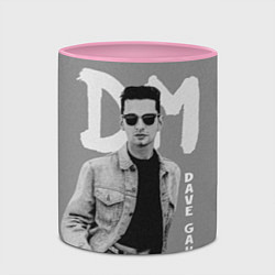 Кружка 3D Dave Gahan - Depeche Mode, цвет: 3D-белый + розовый — фото 2