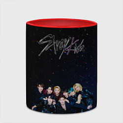 Кружка 3D Stray Kids boy band, цвет: 3D-белый + красный — фото 2