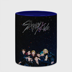 Кружка 3D Stray Kids boy band, цвет: 3D-белый + синий — фото 2