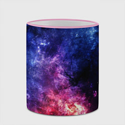 Кружка 3D Космическая туманность Млечного пути, цвет: 3D-розовый кант — фото 2