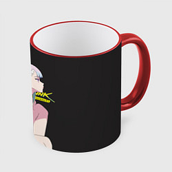 Кружка 3D Sweet Lucy, цвет: 3D-красный кант