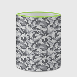 Кружка 3D Камуфляж М-21 серый, цвет: 3D-светло-зеленый кант — фото 2