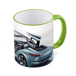 Кружка 3D Buick Riviera Concept, цвет: 3D-светло-зеленый кант