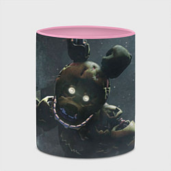 Кружка 3D Спрингтрап, цвет: 3D-белый + розовый — фото 2