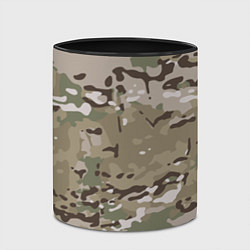 Кружка 3D Камуфляж Multicam, цвет: 3D-белый + черный — фото 2