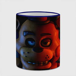 Кружка 3D 5 ночей Фредди, цвет: 3D-синий кант — фото 2