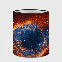 Кружка 3D Космическое галактическое око, цвет: 3D-черный кант — фото 2