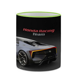 Кружка 3D Honda Racing Team - Japan, цвет: 3D-светло-зеленый кант — фото 2