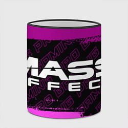 Кружка 3D Mass Effect pro gaming: надпись и символ, цвет: 3D-черный кант — фото 2