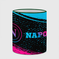 Кружка 3D Napoli - neon gradient: надпись и символ, цвет: 3D-зеленый кант — фото 2
