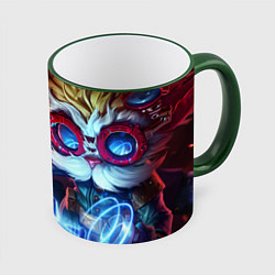 Кружка 3D Heimerdinger, цвет: 3D-зеленый кант