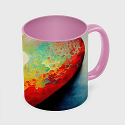 Кружка 3D Your heart, цвет: 3D-белый + розовый