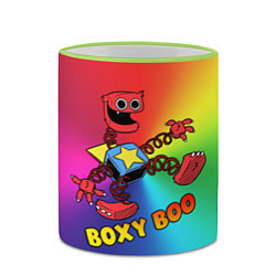 Кружка 3D Project Playtime: Boxy Boo, цвет: 3D-светло-зеленый кант — фото 2