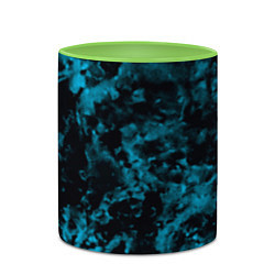 Кружка 3D Камуфляж с голубым оттенком, цвет: 3D-белый + светло-зеленый — фото 2