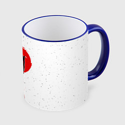 Кружка 3D Dragon Ball Сон Гоку, цвет: 3D-синий кант