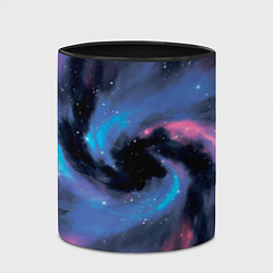 Кружка 3D Ручная роспись галактики акварелью, цвет: 3D-белый + черный — фото 2
