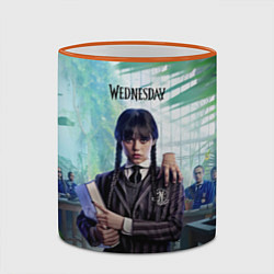 Кружка 3D Wednesday poster, цвет: 3D-оранжевый кант — фото 2