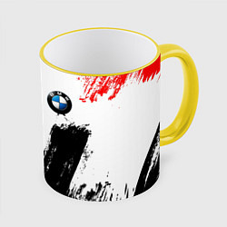Кружка 3D BMW art, цвет: 3D-желтый кант