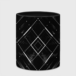 Кружка 3D Hexagon Black, цвет: 3D-белый + черный — фото 2