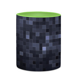 Кружка 3D Minecraft block time, цвет: 3D-белый + светло-зеленый — фото 2