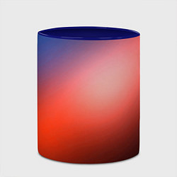 Кружка 3D Космический градиент, цвет: 3D-белый + синий — фото 2