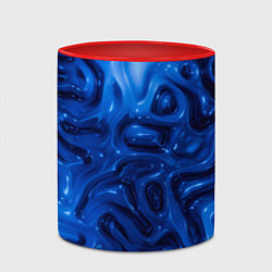 Кружка 3D Объемная жидкость, цвет: 3D-белый + красный — фото 2