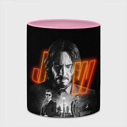 Кружка 3D John Wick Chapter 4, цвет: 3D-белый + розовый — фото 2