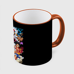 Кружка 3D One Piece all, цвет: 3D-оранжевый кант