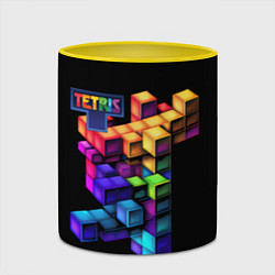 Кружка 3D Tetris game, цвет: 3D-белый + желтый — фото 2