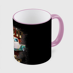 Кружка 3D Пикап Chevrolet Thriftmaster, цвет: 3D-розовый кант