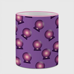 Кружка 3D Магический шар, цвет: 3D-розовый кант — фото 2
