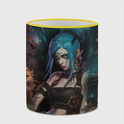 Кружка 3D Jinx fantasy, цвет: 3D-желтый кант — фото 2