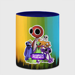 Кружка 3D Компания радужных друзей, цвет: 3D-белый + синий — фото 2