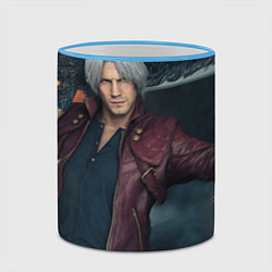 Кружка 3D DmC 6 - Dante, цвет: 3D-небесно-голубой кант — фото 2