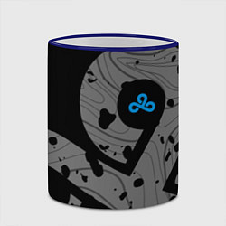 Кружка 3D Форма Cloud 9 black, цвет: 3D-синий кант — фото 2