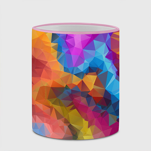 Кружка цветная Super colors / 3D-Розовый кант – фото 2