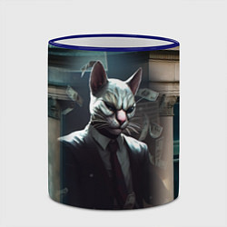 Кружка 3D Payday 3 cat bank, цвет: 3D-синий кант — фото 2