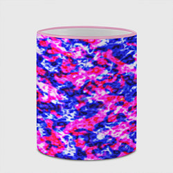 Кружка 3D Плазменное поле, цвет: 3D-розовый кант — фото 2