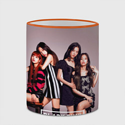 Кружка 3D Blackpink kpop, цвет: 3D-оранжевый кант — фото 2