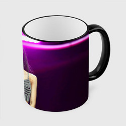 Кружка 3D Blackpink Lisa awarded, цвет: 3D-черный кант