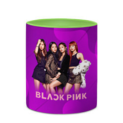 Кружка 3D K-pop Blackpink girls, цвет: 3D-белый + светло-зеленый — фото 2