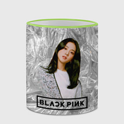 Кружка 3D Jisoo BlackPink, цвет: 3D-светло-зеленый кант — фото 2