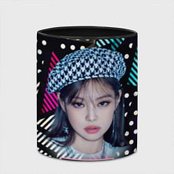 Кружка 3D Jennie Blackpink, цвет: 3D-белый + черный — фото 2