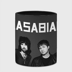 Кружка 3D Kasabian все участники, цвет: 3D-белый + черный — фото 2