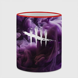 Кружка 3D Dead By Daylight Logo Smoke, цвет: 3D-красный кант — фото 2