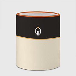 Кружка 3D Gaimin Gladiators esports, цвет: 3D-оранжевый кант — фото 2