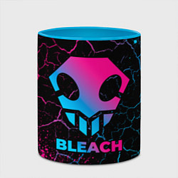 Кружка 3D Bleach - neon gradient, цвет: 3D-белый + небесно-голубой — фото 2